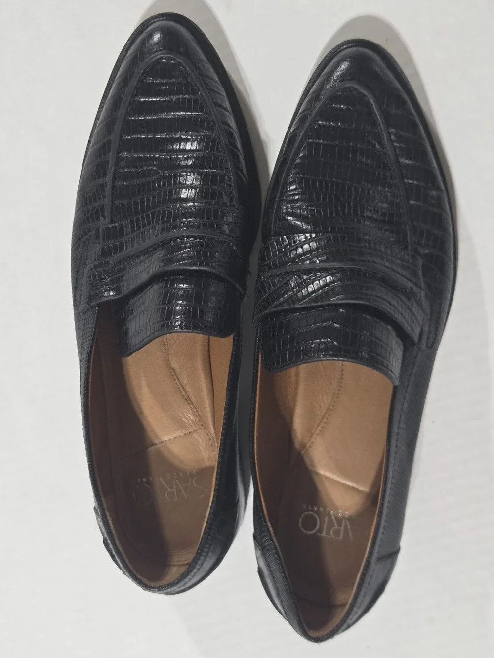 Franco Sarto Black Loafers